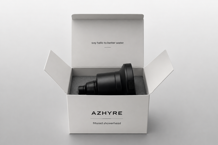 AZHYRE Fixed Bundle — Rain Shower Head + 12 Months Filters