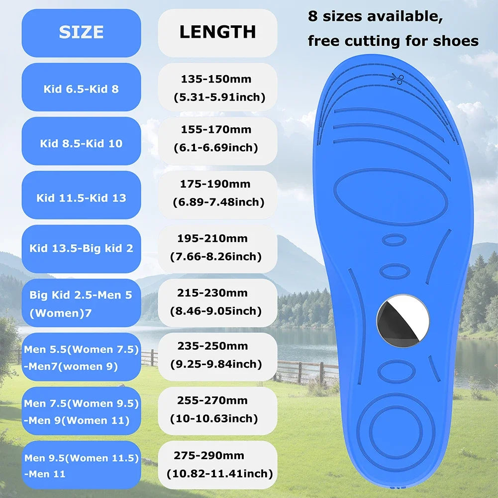 AirTag Tracking Shoe Insoles – Hidden Holder for Kids & Elders