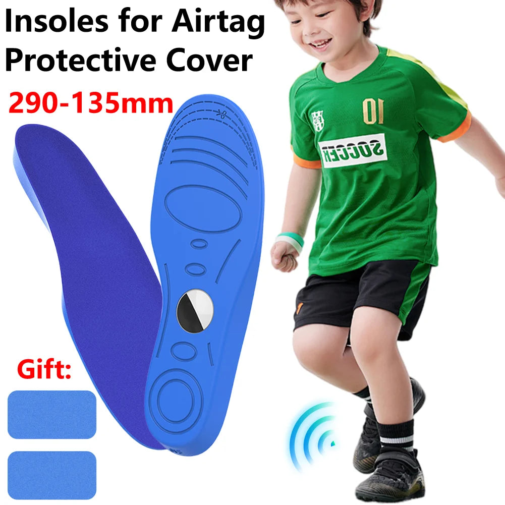 AirTag Tracking Shoe Insoles – Hidden Holder for Kids & Elders