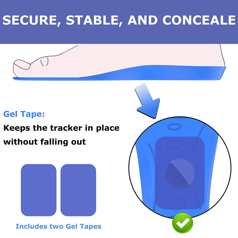 AirTag Tracking Shoe Insoles – Hidden Holder for Kids & Elders