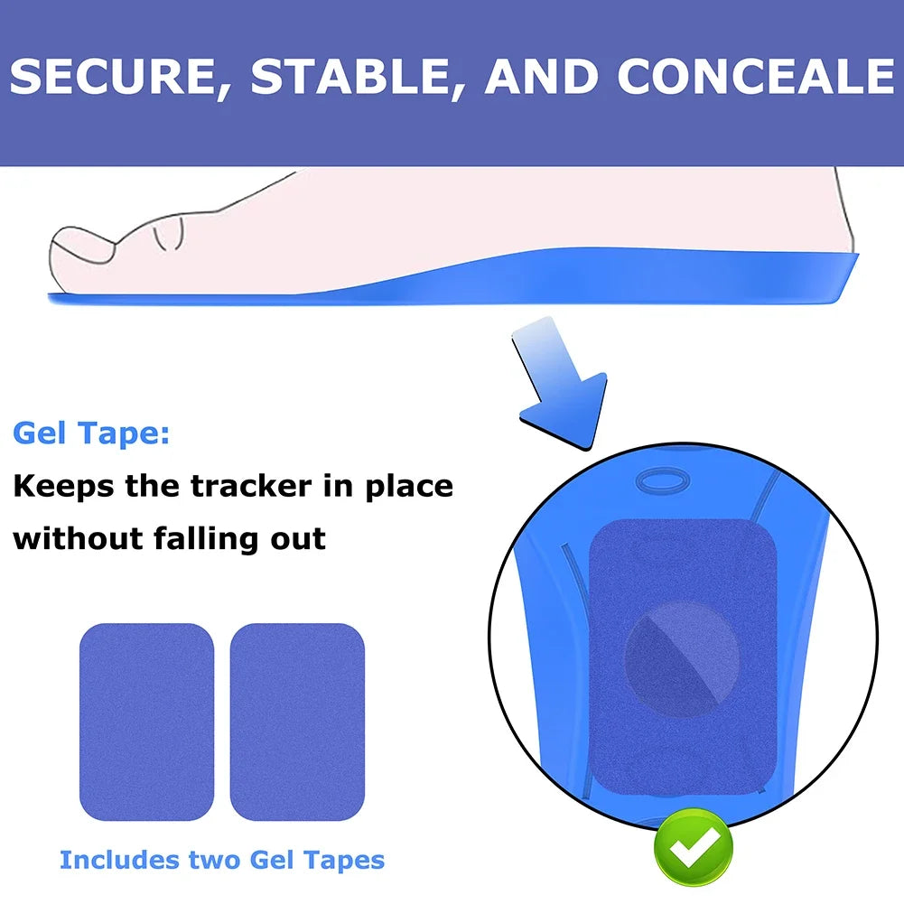 AirTag Tracking Shoe Insoles – Hidden Holder for Kids & Elders