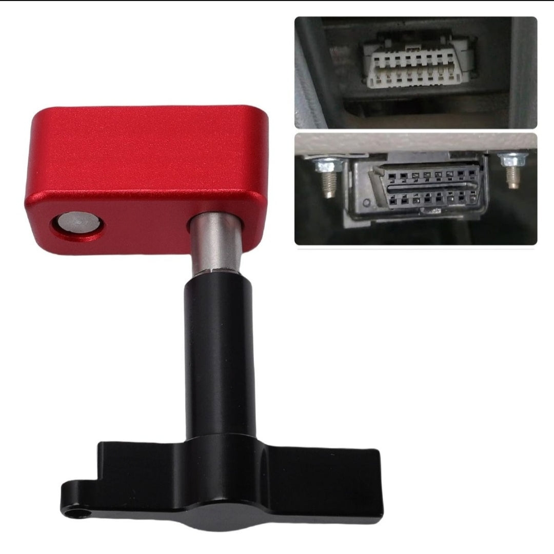 OBD2 Port Locking Tool Red Anti Theft For Car SUV Truck