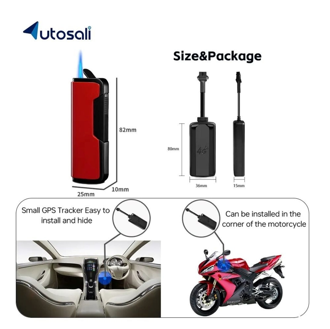 4G Universal GPS Vehicle Tracker with Fuel Cut-off