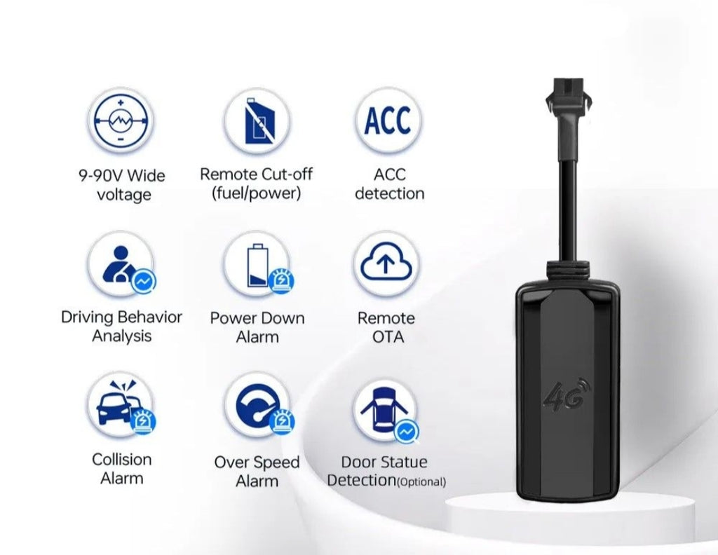 4G Universal GPS Vehicle Tracker with Fuel Cut-off