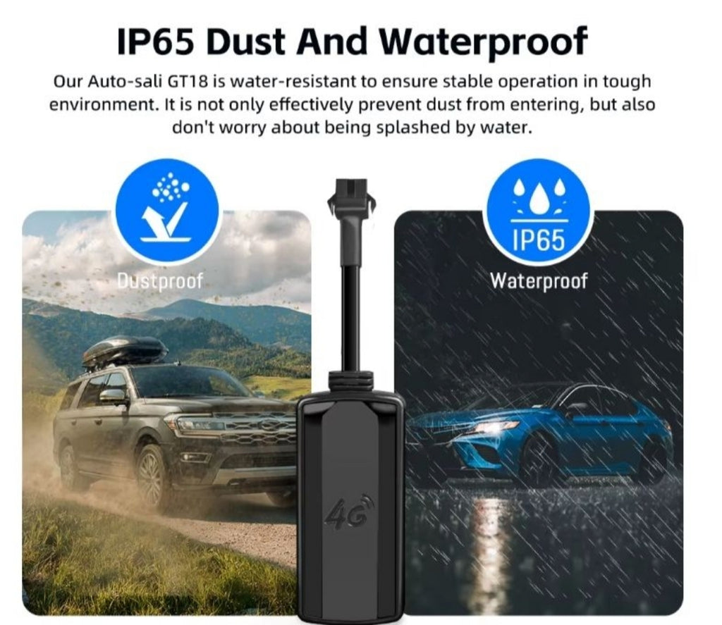 4G Universal GPS Vehicle Tracker with Fuel Cut-off