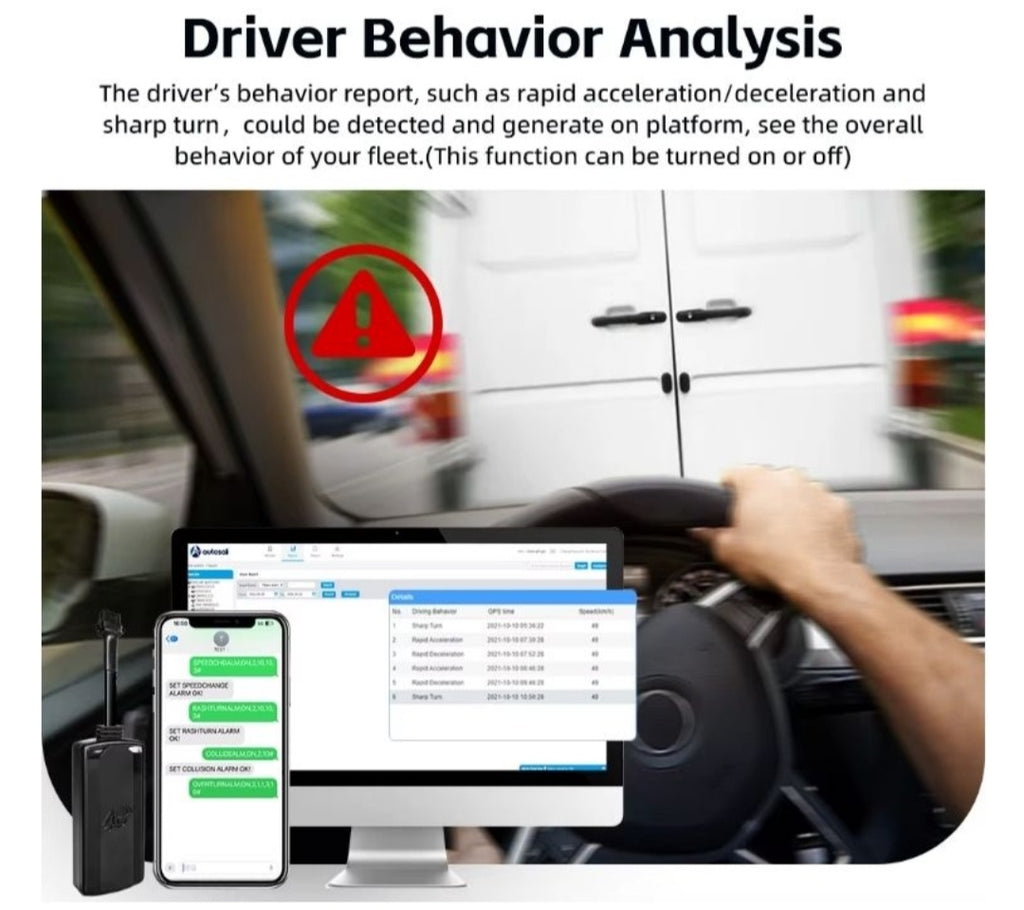 4G Universal GPS Vehicle Tracker with Fuel Cut-off