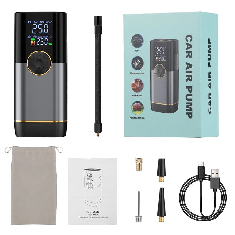 150PSI Dual-Screen Portable Air Compressor